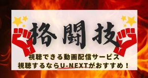 U-NEXT＿格闘技＿サムネイル